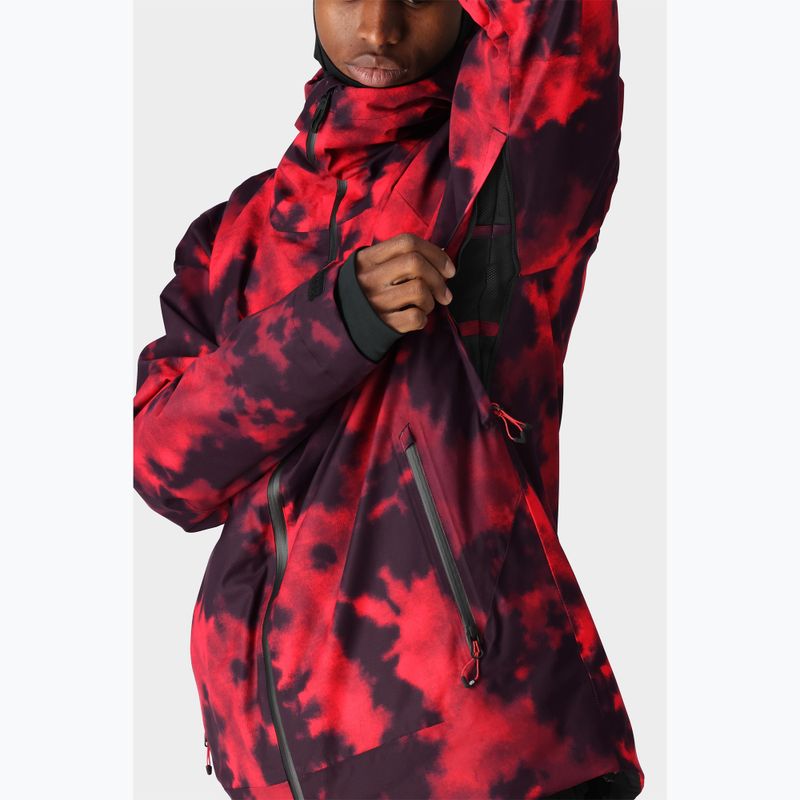 Férfi snowboard kabát 686 Gateway red nebula 7