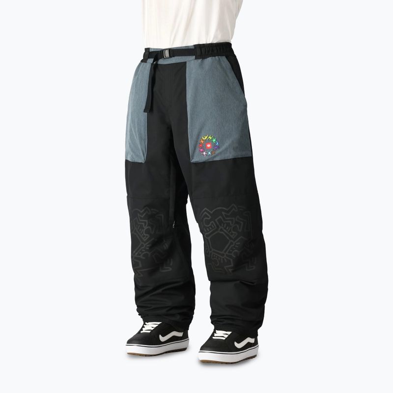 Férfi snowboard nadrág 686 Ghost keith haring denim colorblock