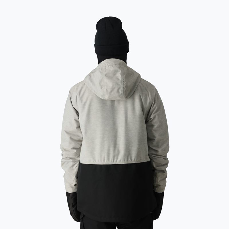 Férfi snowboard kabát 686 Smarty 3-in-1 Form white heather colorblock 3