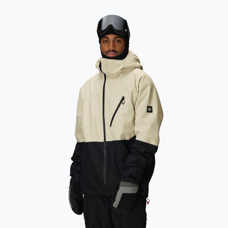 Férfi snowboarddzseki 686 Hydra Thermagraph limestone colorblock 4