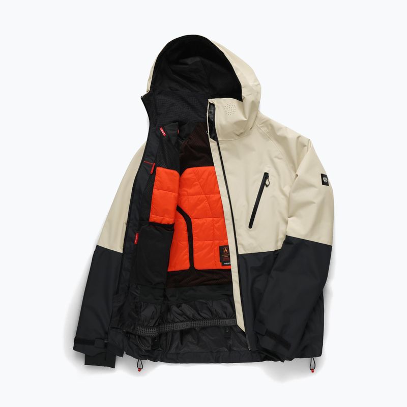 Férfi snowboarddzseki 686 Hydra Thermagraph limestone colorblock 8