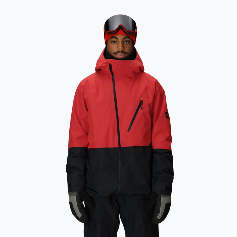 Férfi snowboarddzseki 686 Hydra Thermagraph true red colorblock