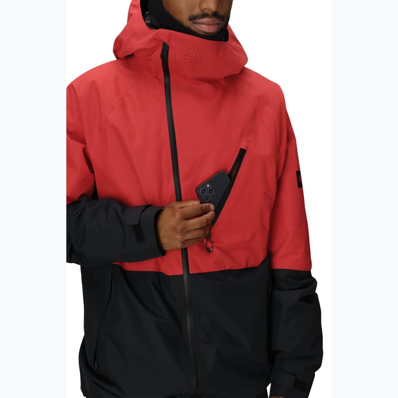 Férfi snowboarddzseki 686 Hydra Thermagraph true red colorblock 6
