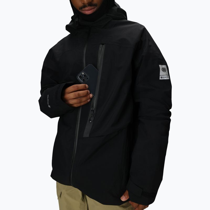 Férfi snowboard dzseki 686 Gore-Tex GT Thermagraph black 6