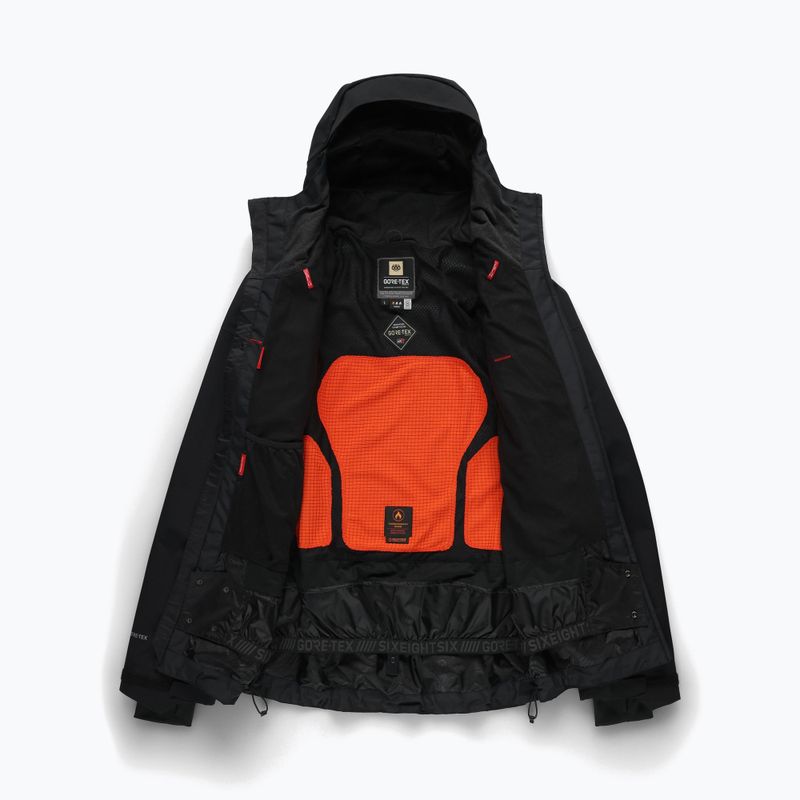 Férfi snowboard dzseki 686 Gore-Tex GT Thermagraph black 8