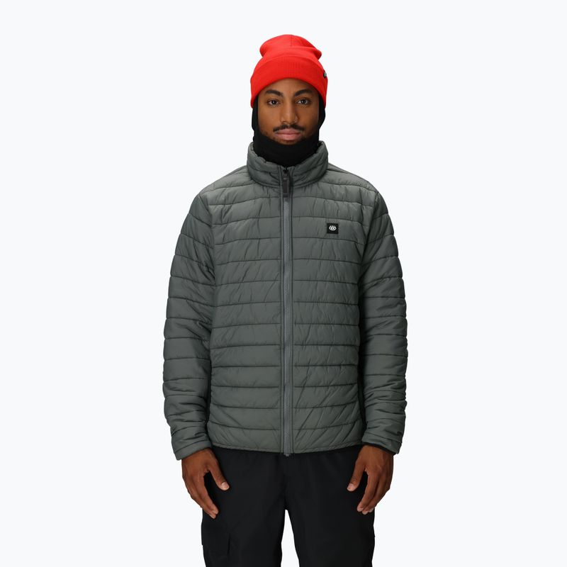 Férfi snowboarddzseki 686 Smarty 3IN1 Form charcoal colorblock 3