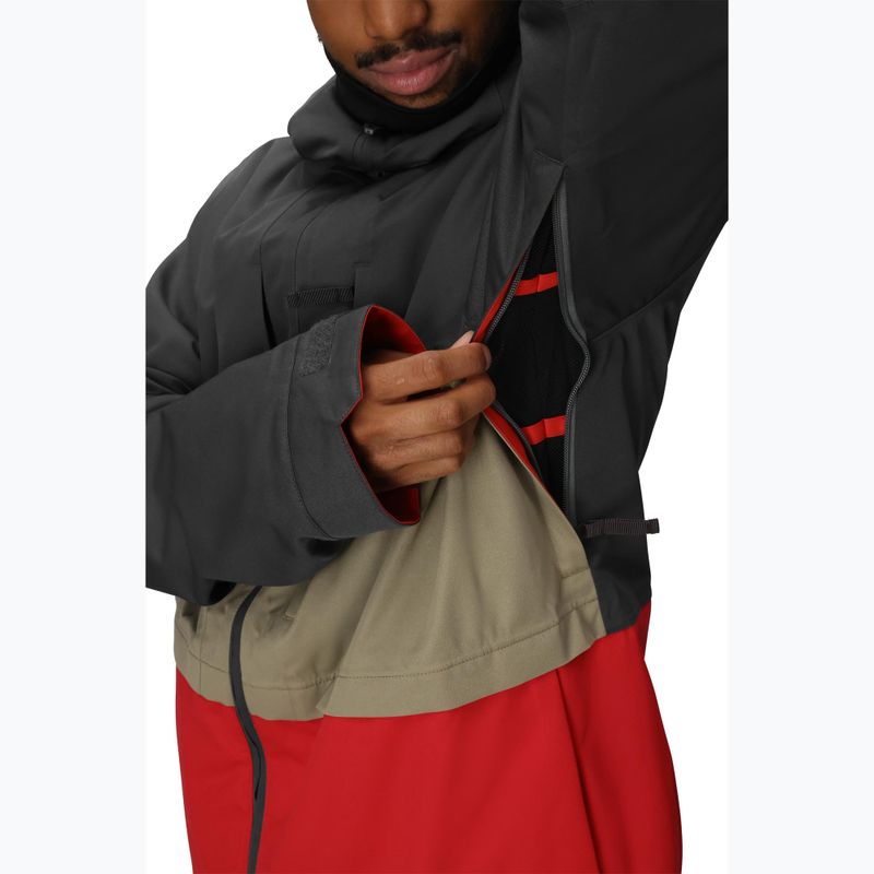 Férfi snowboarddzseki 686 Smarty 3IN1 Form charcoal colorblock 9