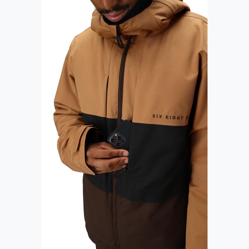 Férfi snowboarddzseki 686 Smarty 3IN1 Form caramel colorblock 8