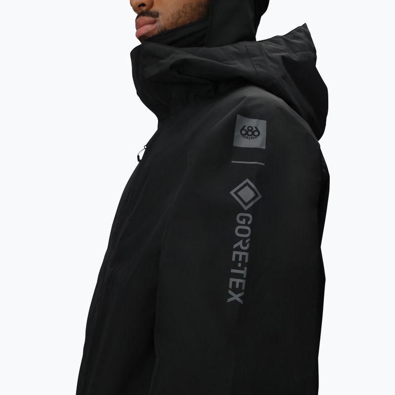 Férfi snowboarddzseki 686 Gore-Tex Core Insulated black 6