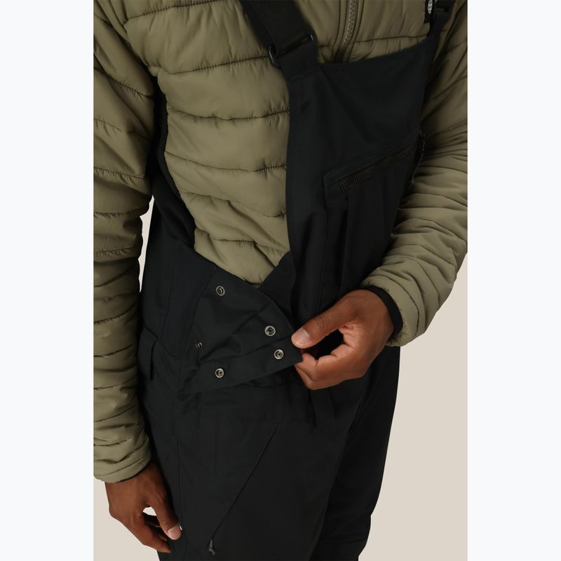 Férfi kantáros snowboard nadrág 686 Hot Lap Insulated Bib black 5