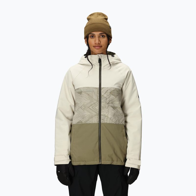 Női snowboarddzseki 686 Athena Insulated limestone colorblock