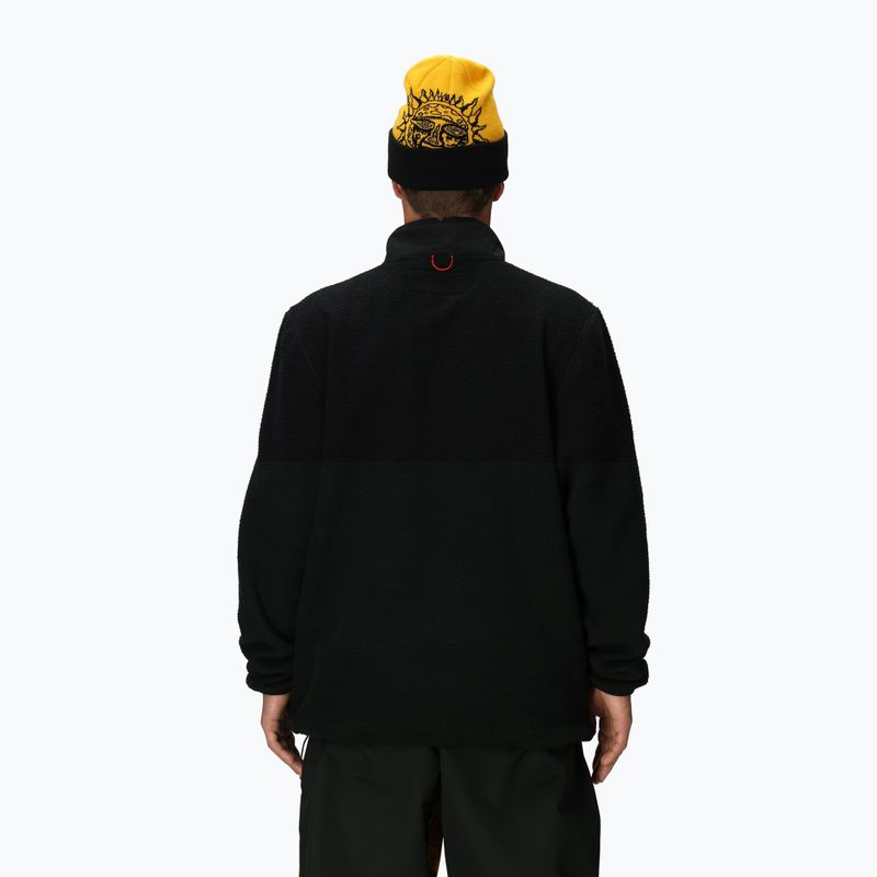 Férfi snowboard polár pulóver 686 Tioga Sherpa Fleece sublime black 2