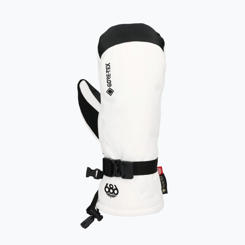 Női snowboard kesztyű 686 Gore-Tex Linear Mitt white 2