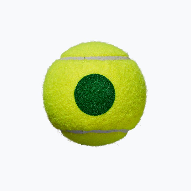 Gyermek teniszlabda szett Wilson Starter Play Green 4 db sárga WRT137400 4