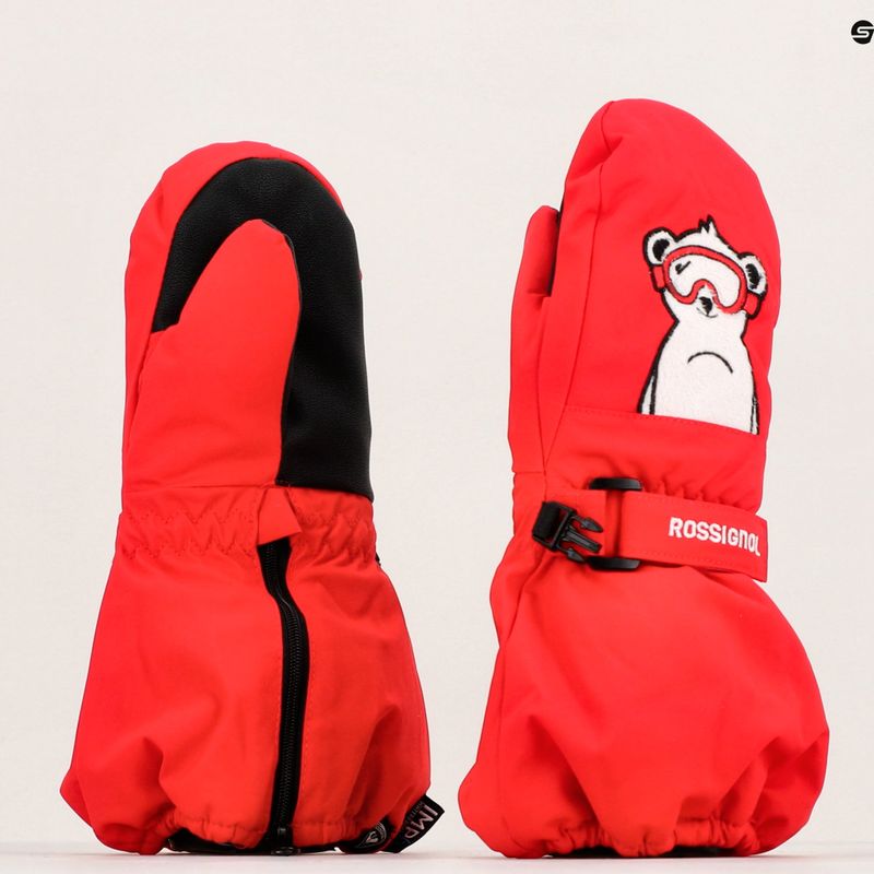 Rossignol Baby Impr M sport piros téli kesztyű 6