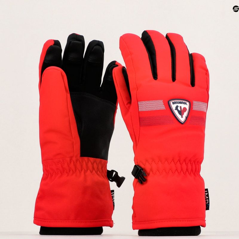 Rossignol Jr Roc Impr G sport piros gyermek síelő kesztyű 6