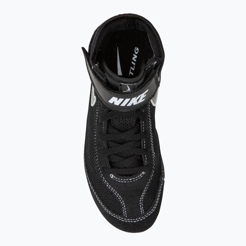 Nike Speedsweep VII gyermek birkózócipő fekete/fehér/fekete 5