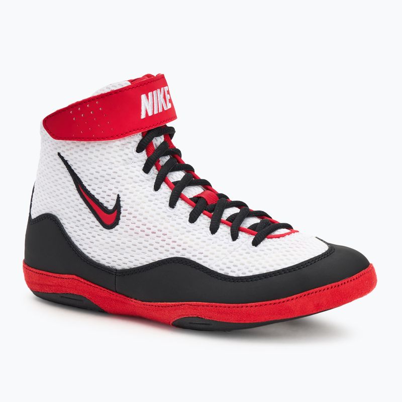 Nike Inflict 3 fehér/piros/fekete birkózó cipő