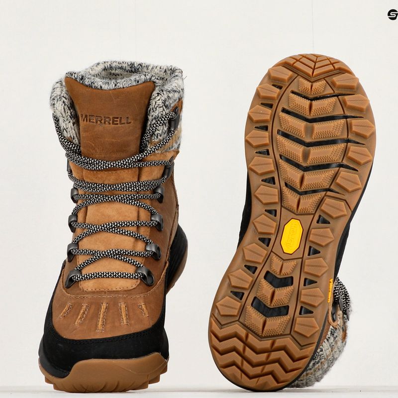 Női túrabakancs Merrell Siren 4 Thermo Mid Zip WP dohány 15
