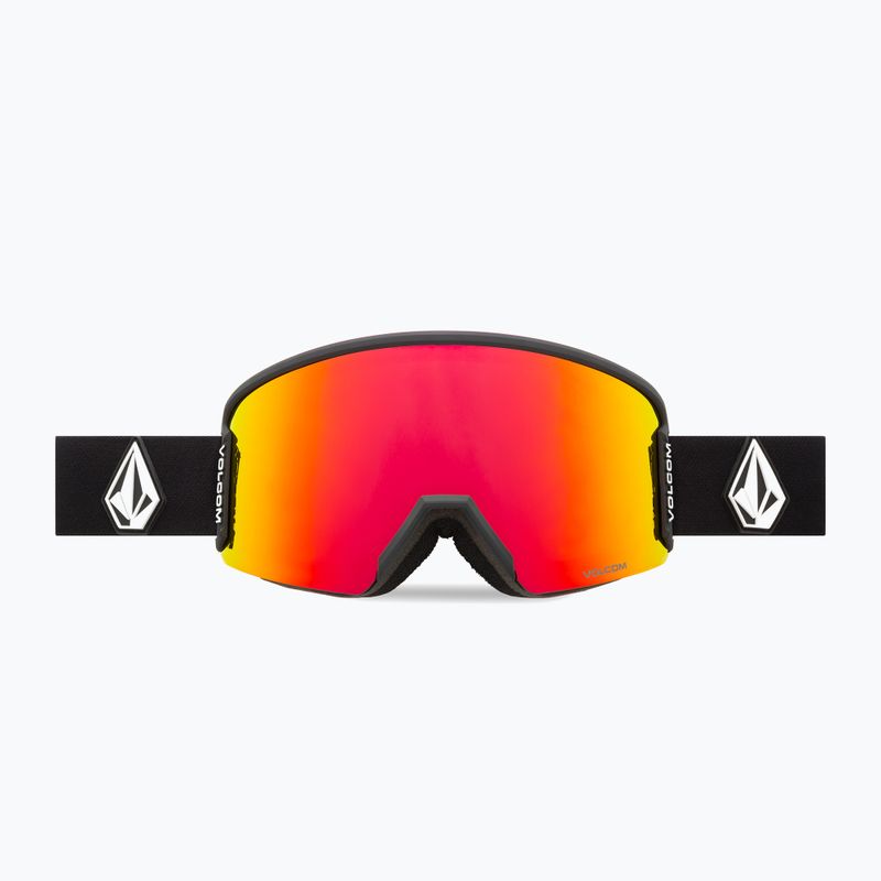 Síszemüveg Volcom Garden 2 matte black/red chrome/yellow 2