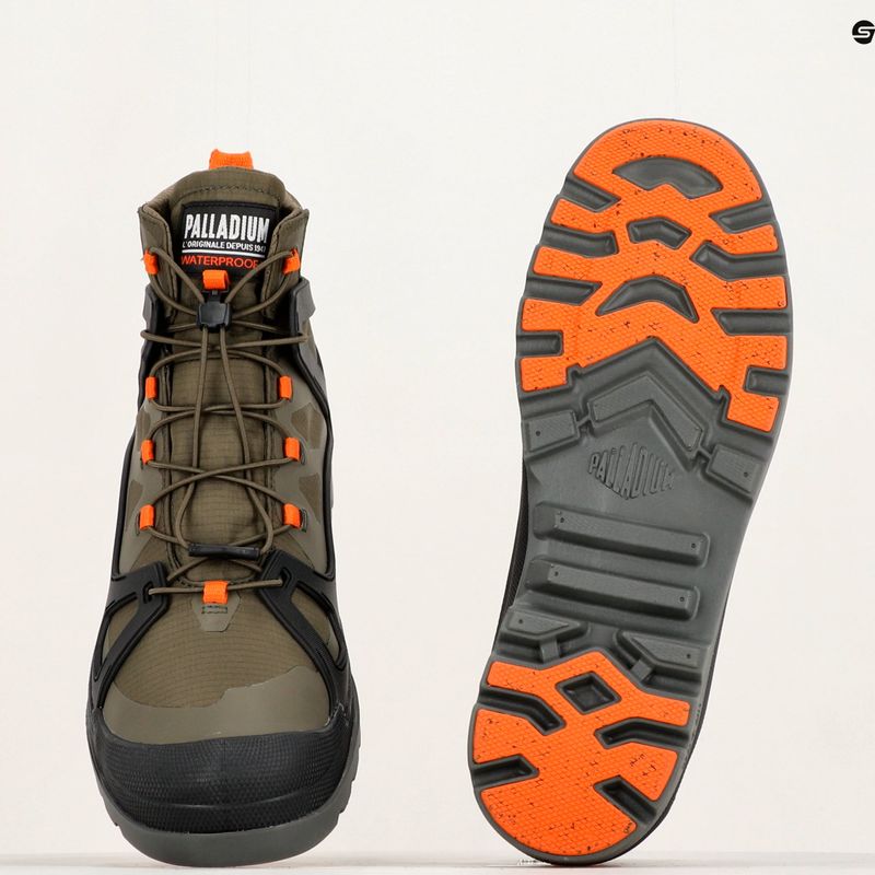 Férfi cipő Palladium Pampa Lite+ Cage WP+ olive night 15