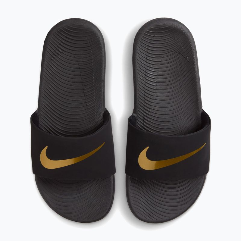 Nike Kawa gyerek papucs black/metallic gold 5