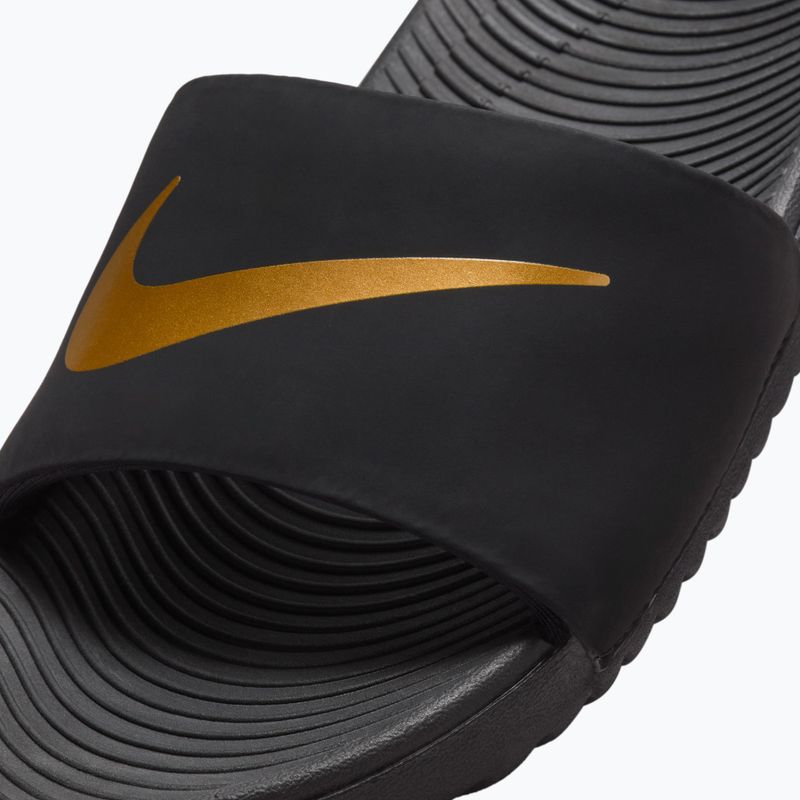 Nike Kawa gyerek papucs black/metallic gold 7