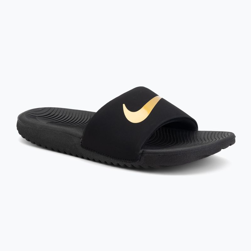 Nike Kawa gyerek papucs black/metallic gold