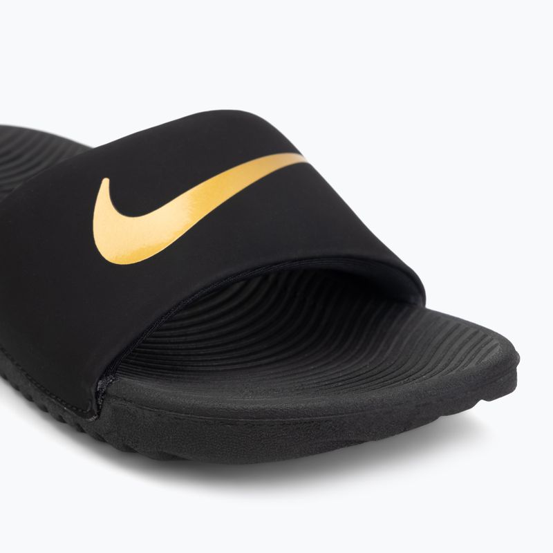 Nike Kawa gyerek papucs black/metallic gold 7