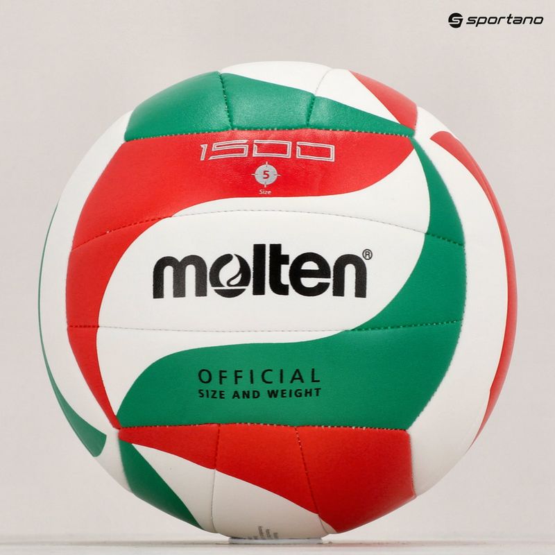 Molten röplabda V5M1500-5 fehér/zöld/piros méret 5 5