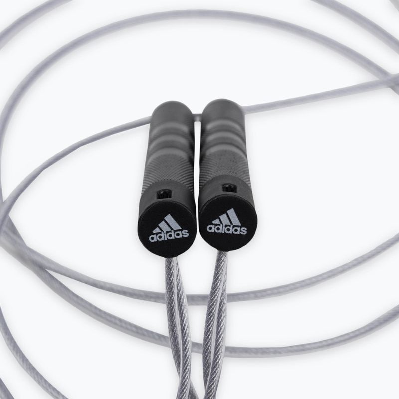 Adidas ugrókötél acélkábellel ezüst ADRP-11016 2