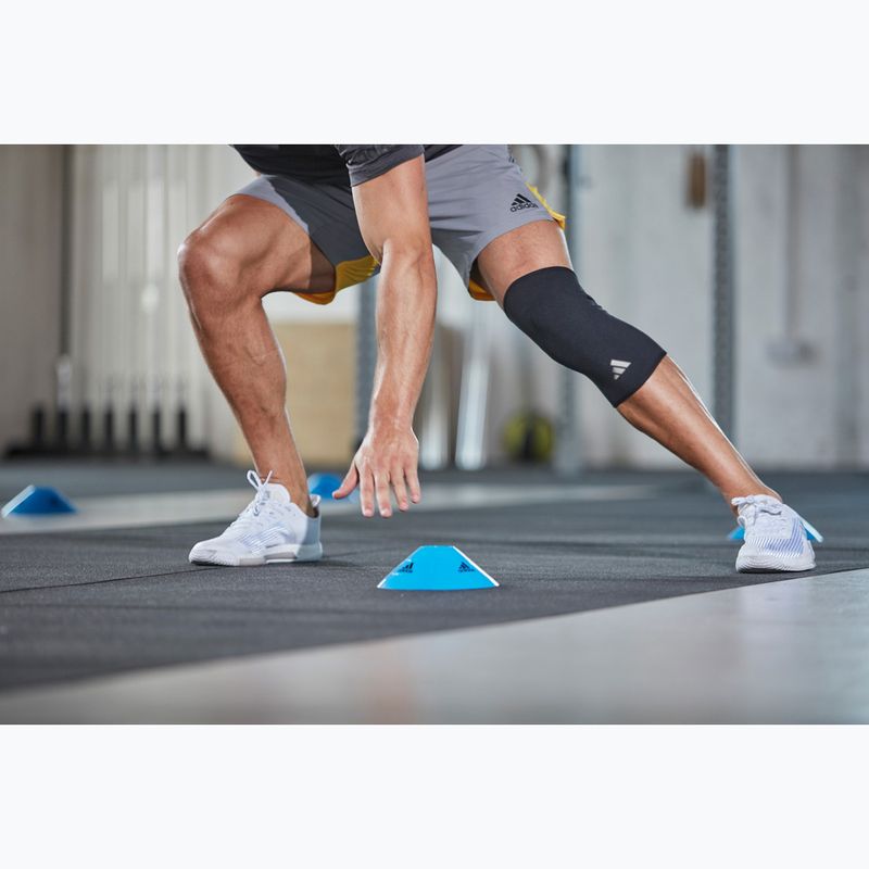 adidas Knee Support kompressziós szalag fekete/ fehér 2