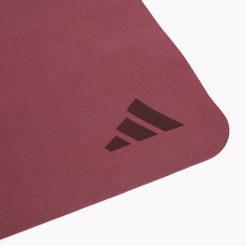 Jógaszőnyeg adidas Premium Yoga 5mm mystery ruby 3