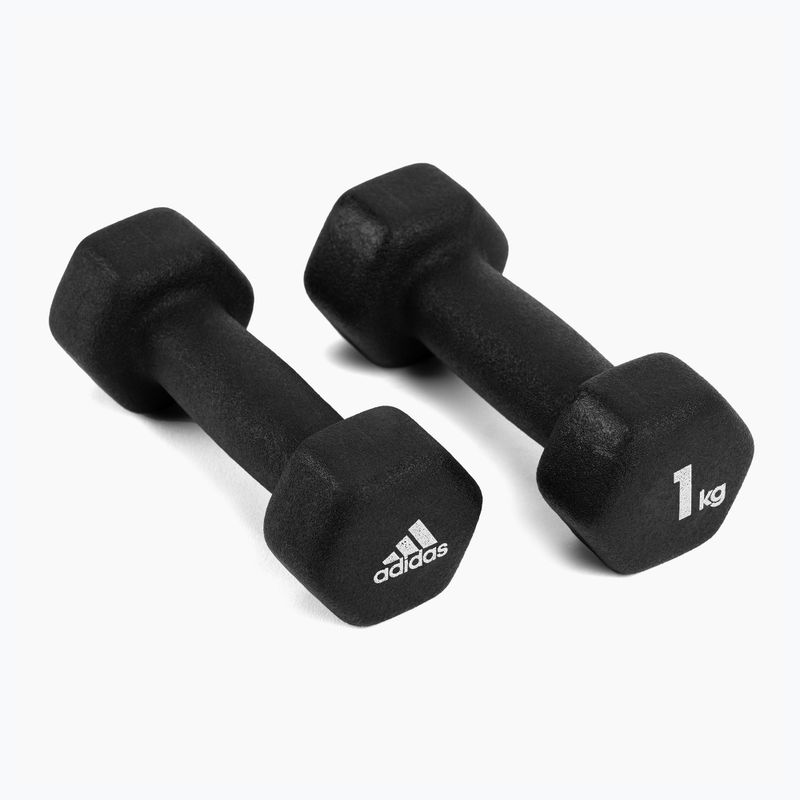 súlyzók adidas 2x1kg fekete ADWT-10001 2