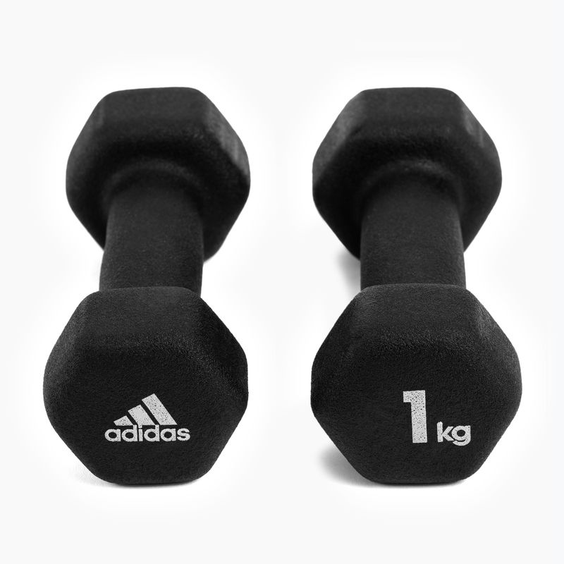 súlyzók adidas 2x1kg fekete ADWT-10001 3