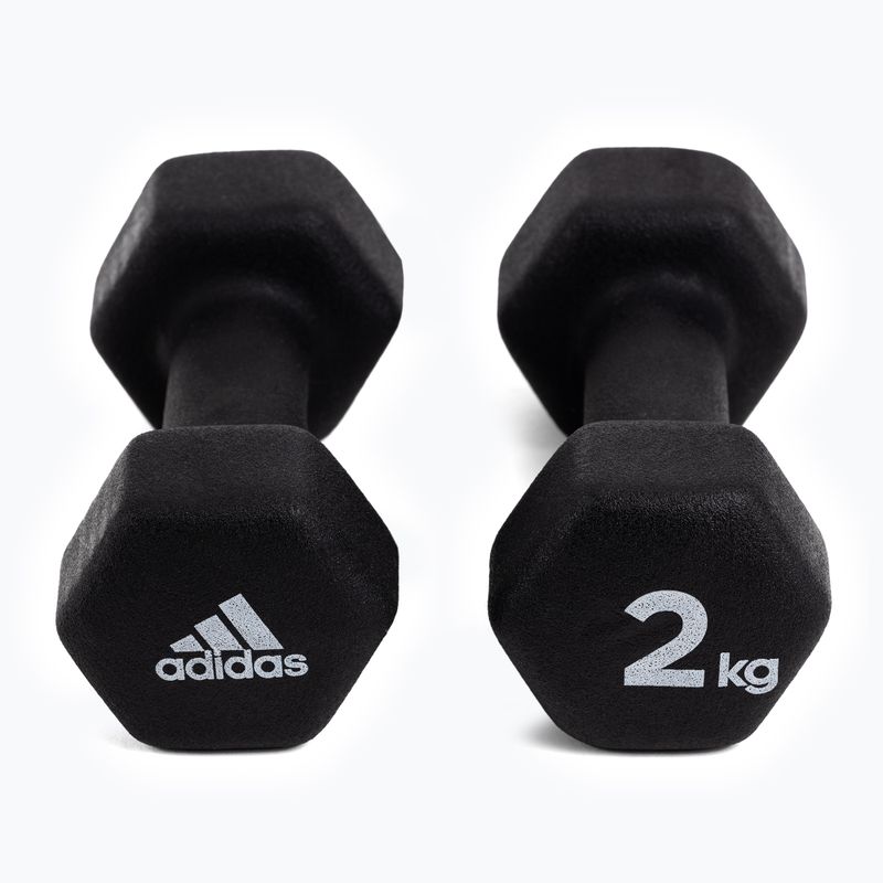 súlyzók adidas 2x2kg fekete ADWT-10002 3