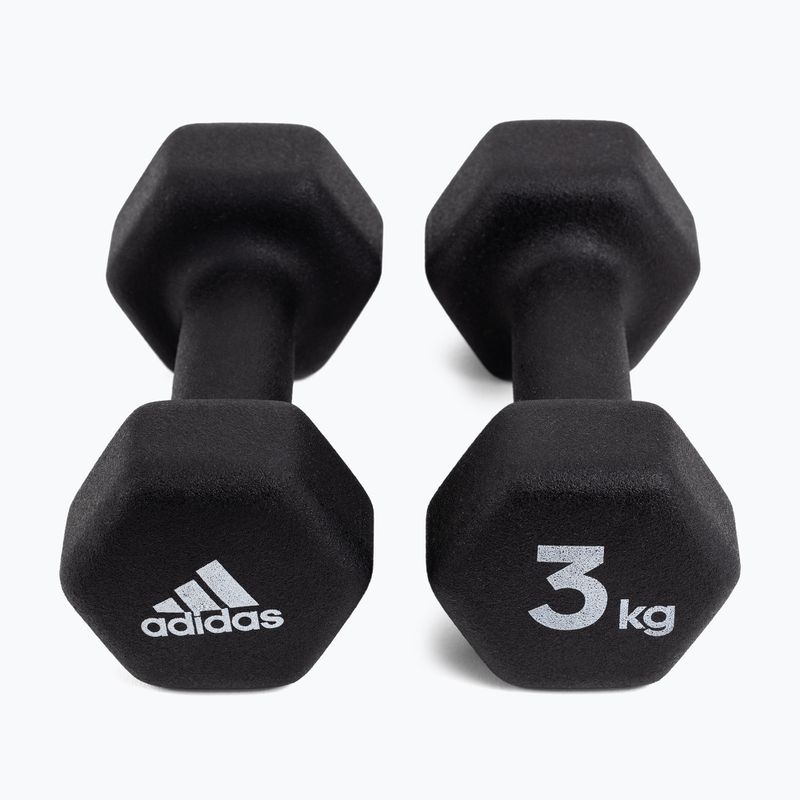 súlyzók adidas 3 kg fekete ADWT-10003 3