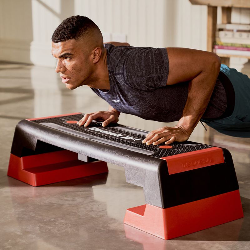 Aerobik step Reebok The Original + Bluetooth red 8