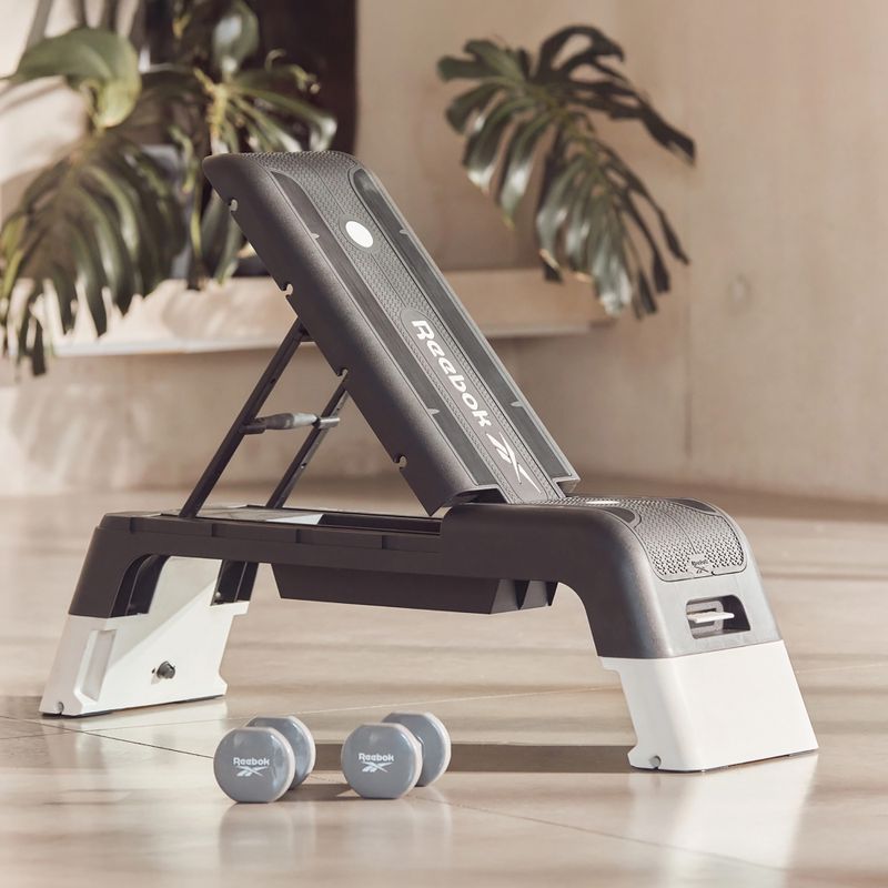 Multifunkciós step Reebok Deck white 11