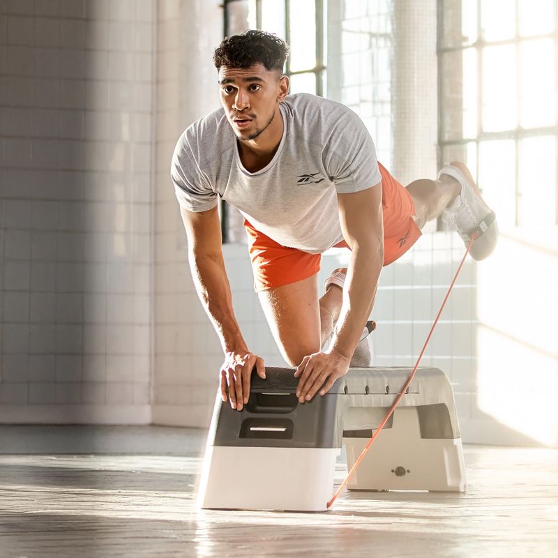 Multifunkciós step Reebok Deck white 15