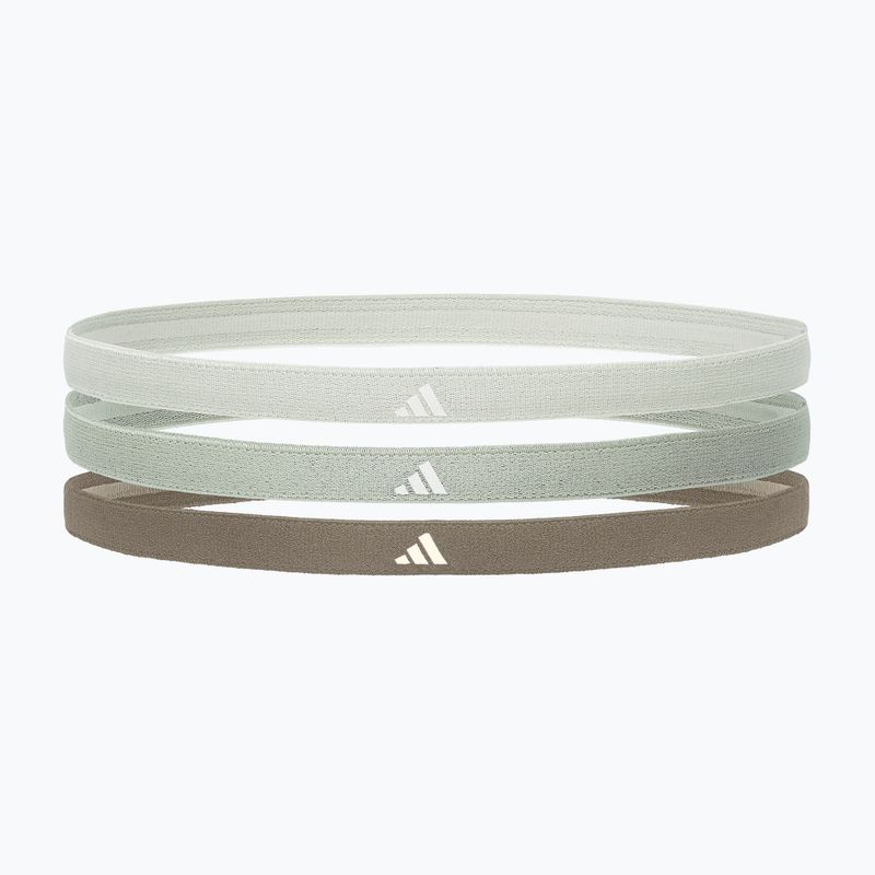 Adidas hajpántok 3db lenvászon zöld/ezüst zöld/oliva hajpánt