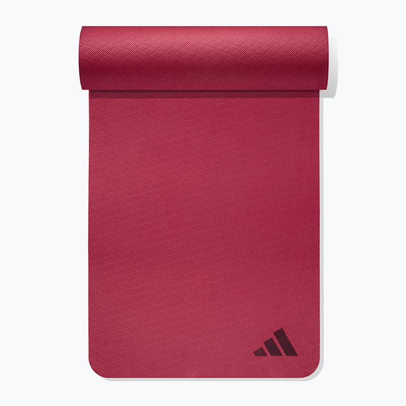 adidas Yoga fitness szőnyeg 6 mm-es bordó bordó színű 3