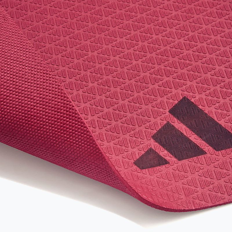 adidas Yoga fitness szőnyeg 6 mm-es bordó bordó színű 5