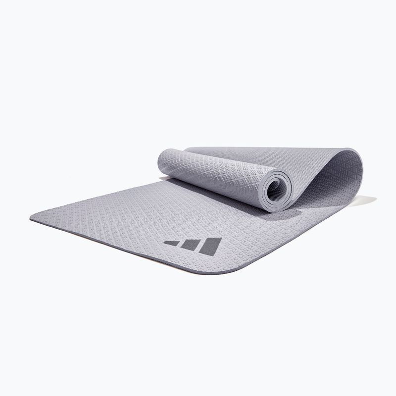 Fitness szőnyeg adidas Yoga 6 mm silver/violet 6