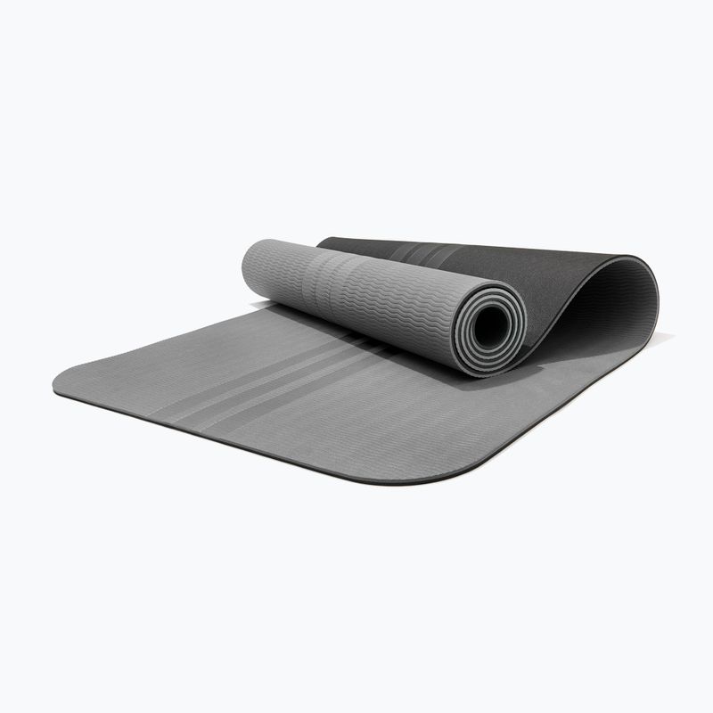 Jógaszőnyeg adidas Double Sided Yoga grey 6