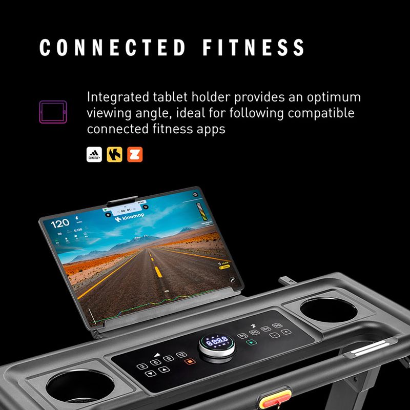 Elektromos futópad adidas T-1 Folding Treadmill black 17