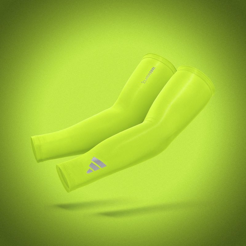 Kompressziós karvédők adidas Climacool Compression Arm Sleeves lucid lemon 5