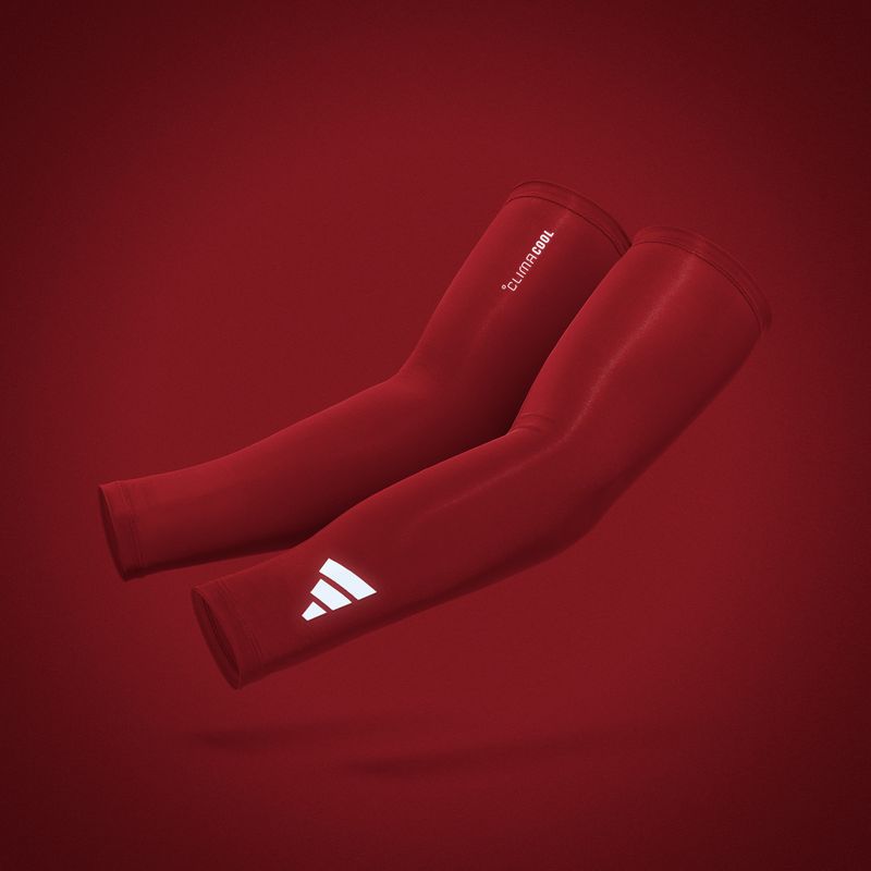 Kompressziós karvédők adidas Climacool Compression Arm Sleeves red 6