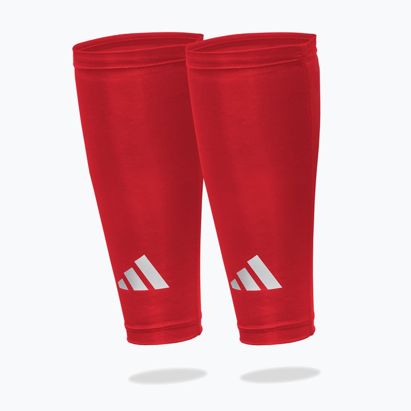 Vádli kompressziós pántok adidas Climacool Compression Calf Sleeves true red