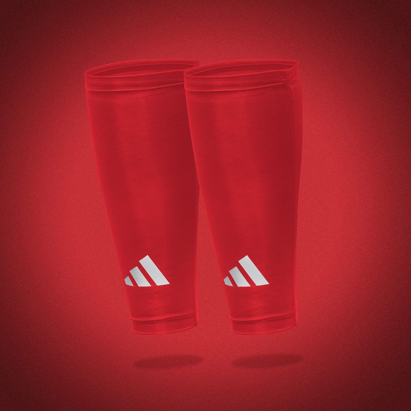 Vádli kompressziós pántok adidas Climacool Compression Calf Sleeves true red 6